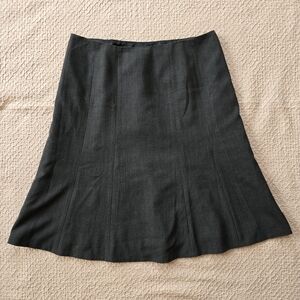 Calvin Klein Women's A-line Gray Fully Lined Skirt